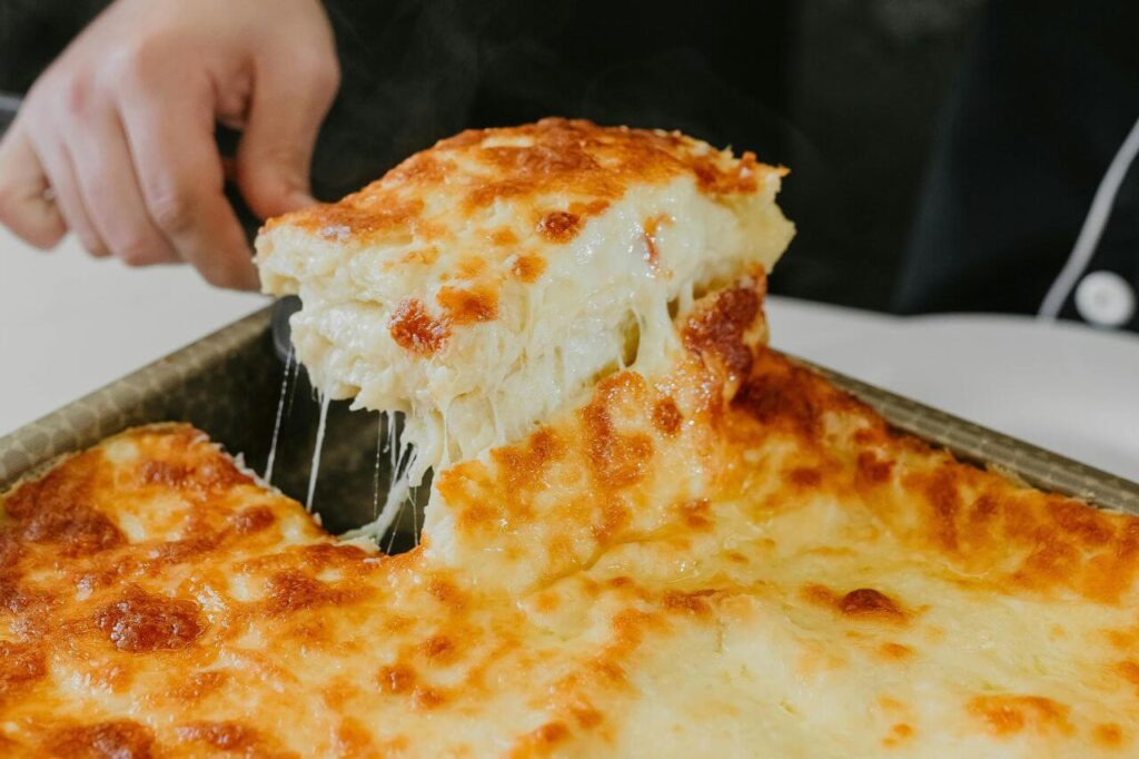 cheesy lasagna