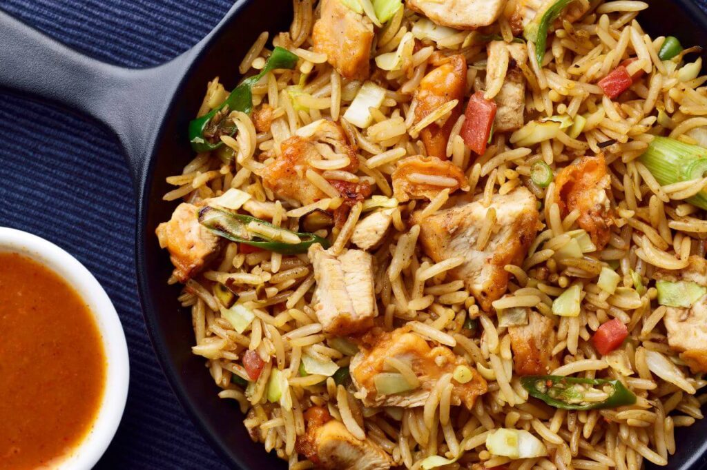homemade fried rice