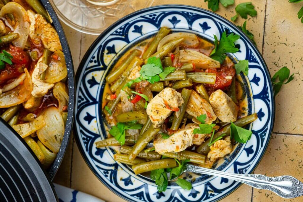 Moroccan chicken with couscous