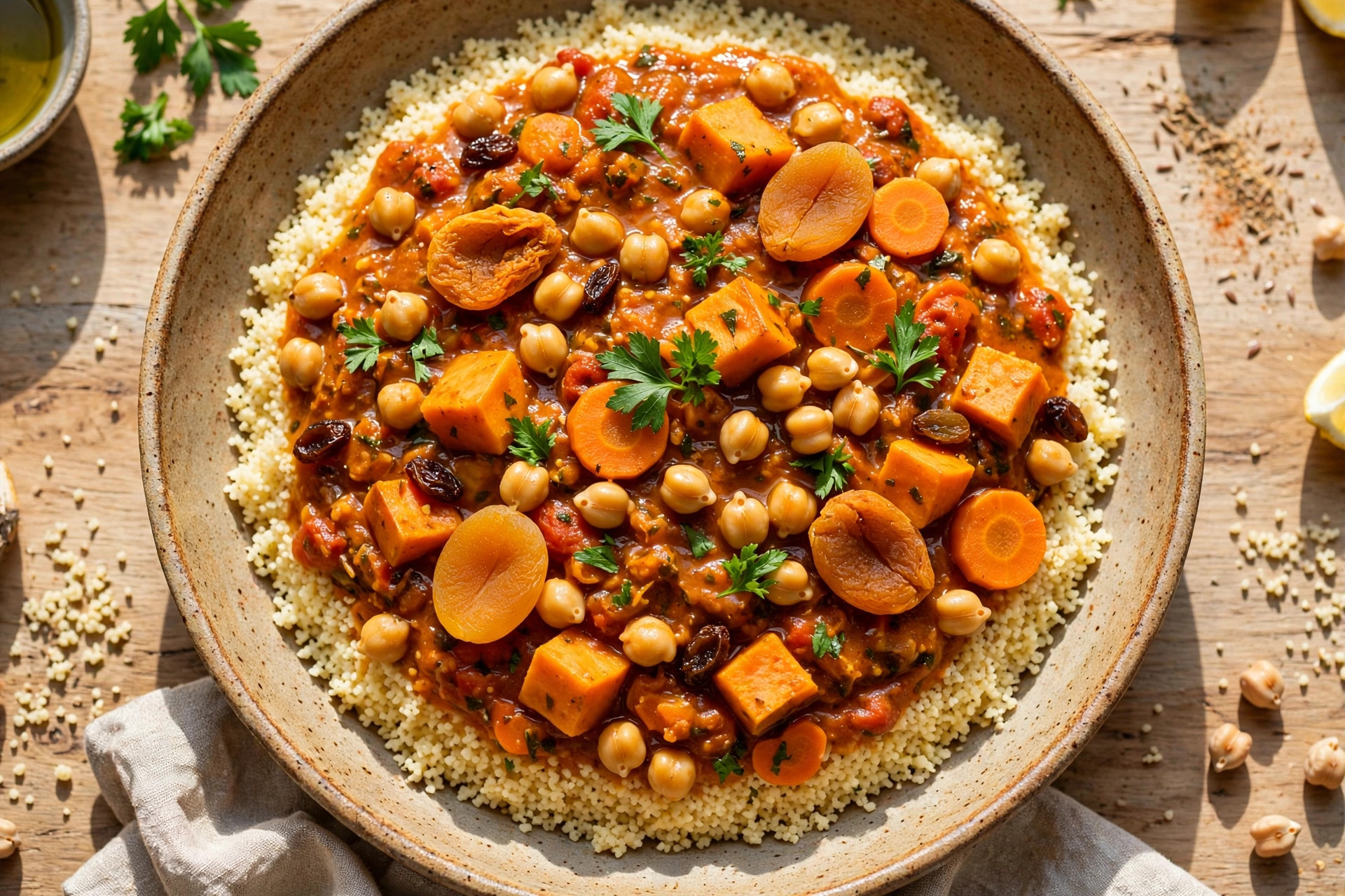 Vegan Moroccan tagine